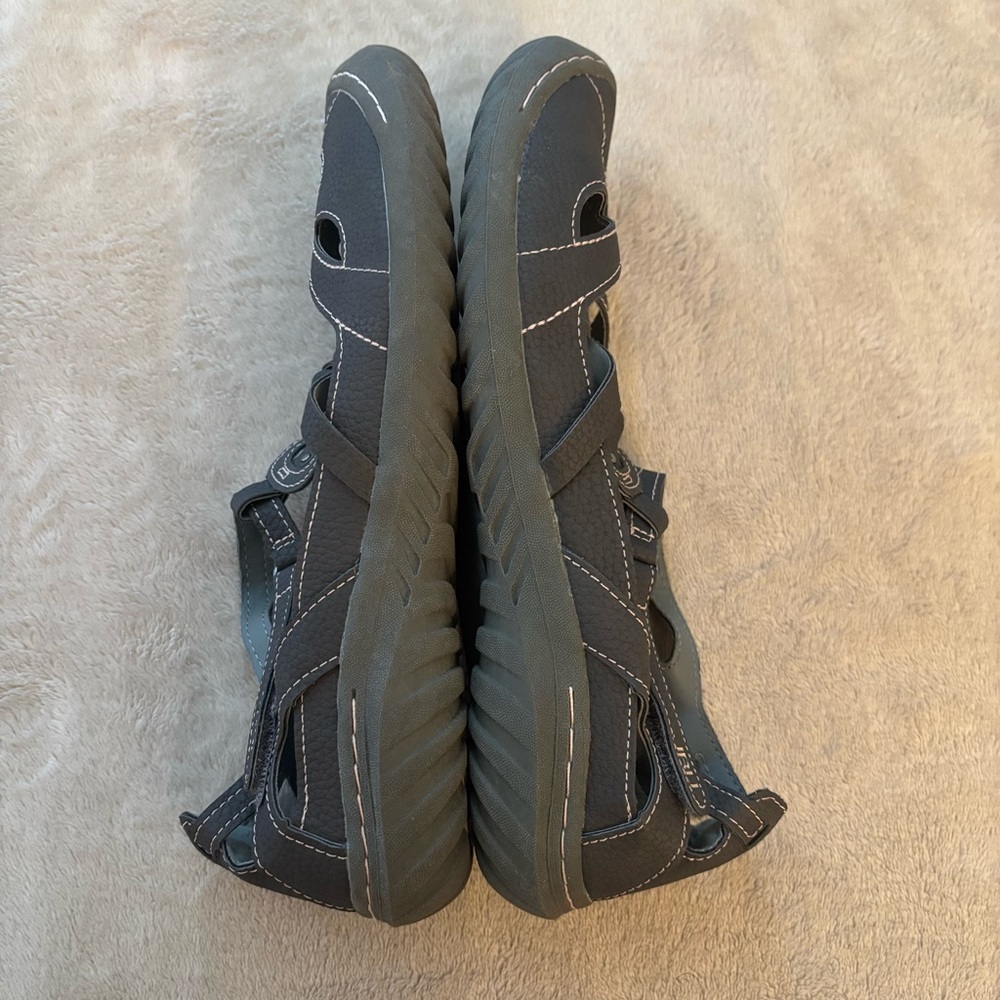 JBU Women's Gray Strappy Casual Sandals Size 9M - Picture 4 of 6